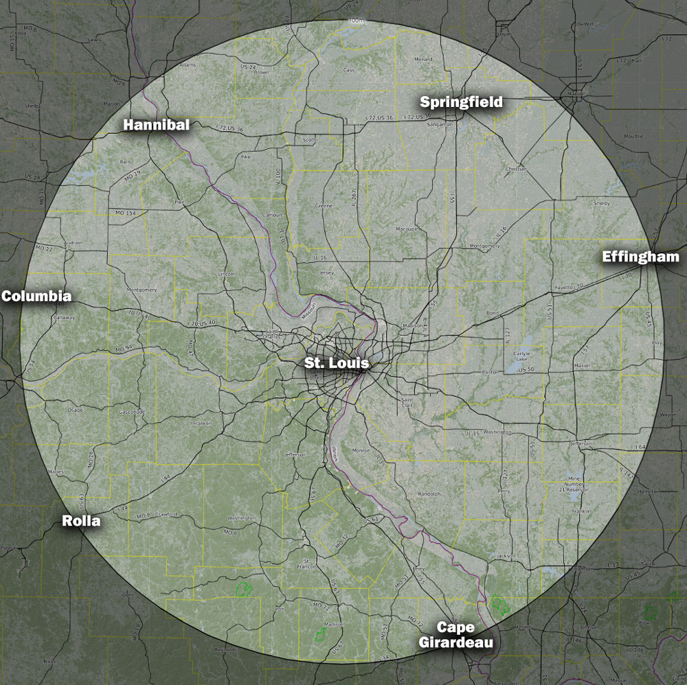 MOVAL SEARCH RADIUS MAP